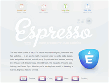 Tablet Screenshot of espressoapp.com